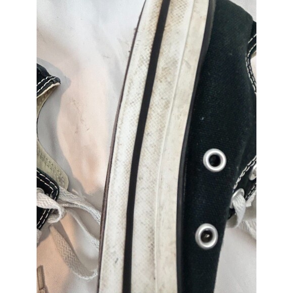 Converse Chuck Taylor All Star Low Top Black Canvas Sneakers Women’s 6.5 - Picture 7 of 10